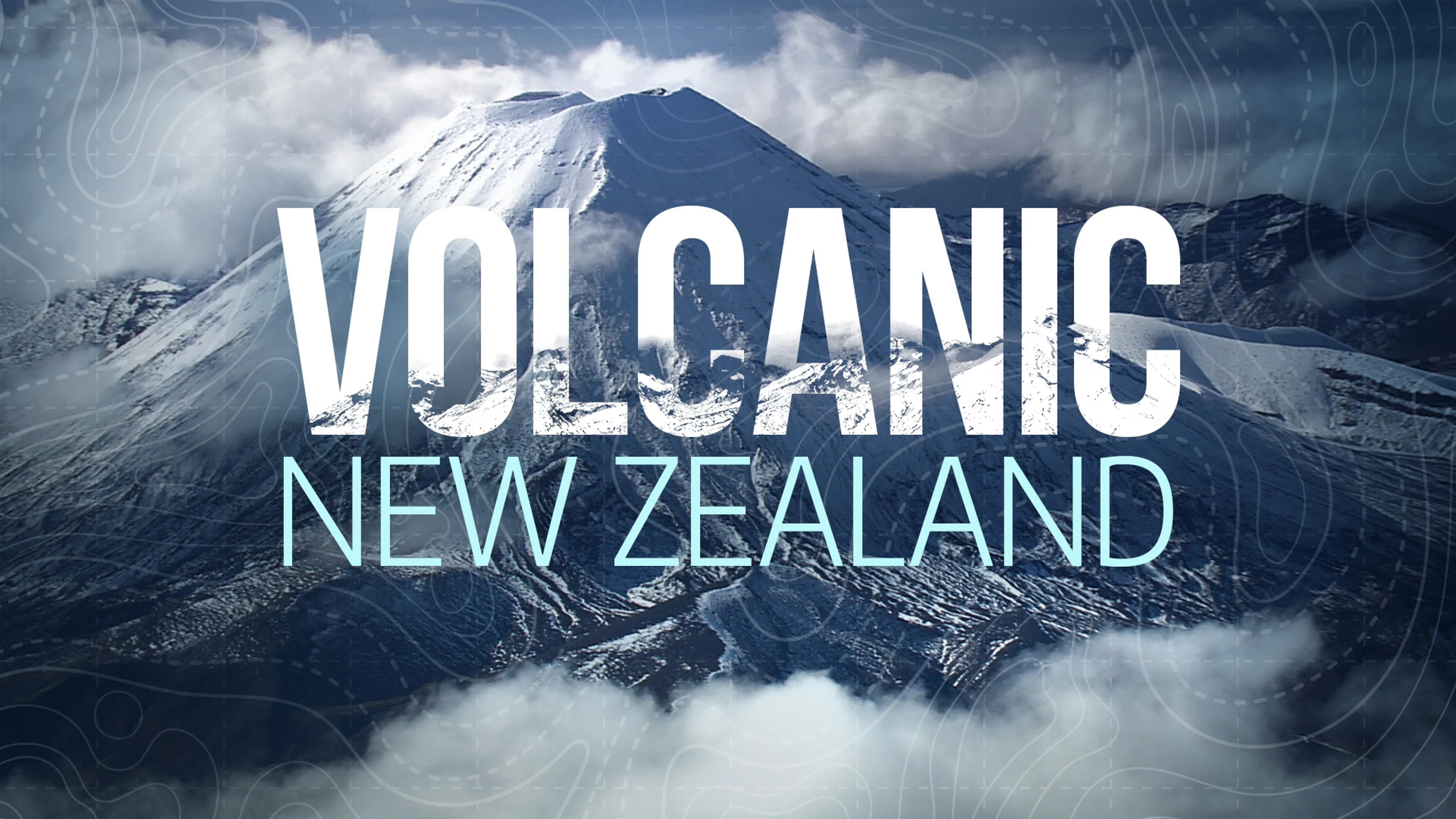 Volcanic New Zealand poster
